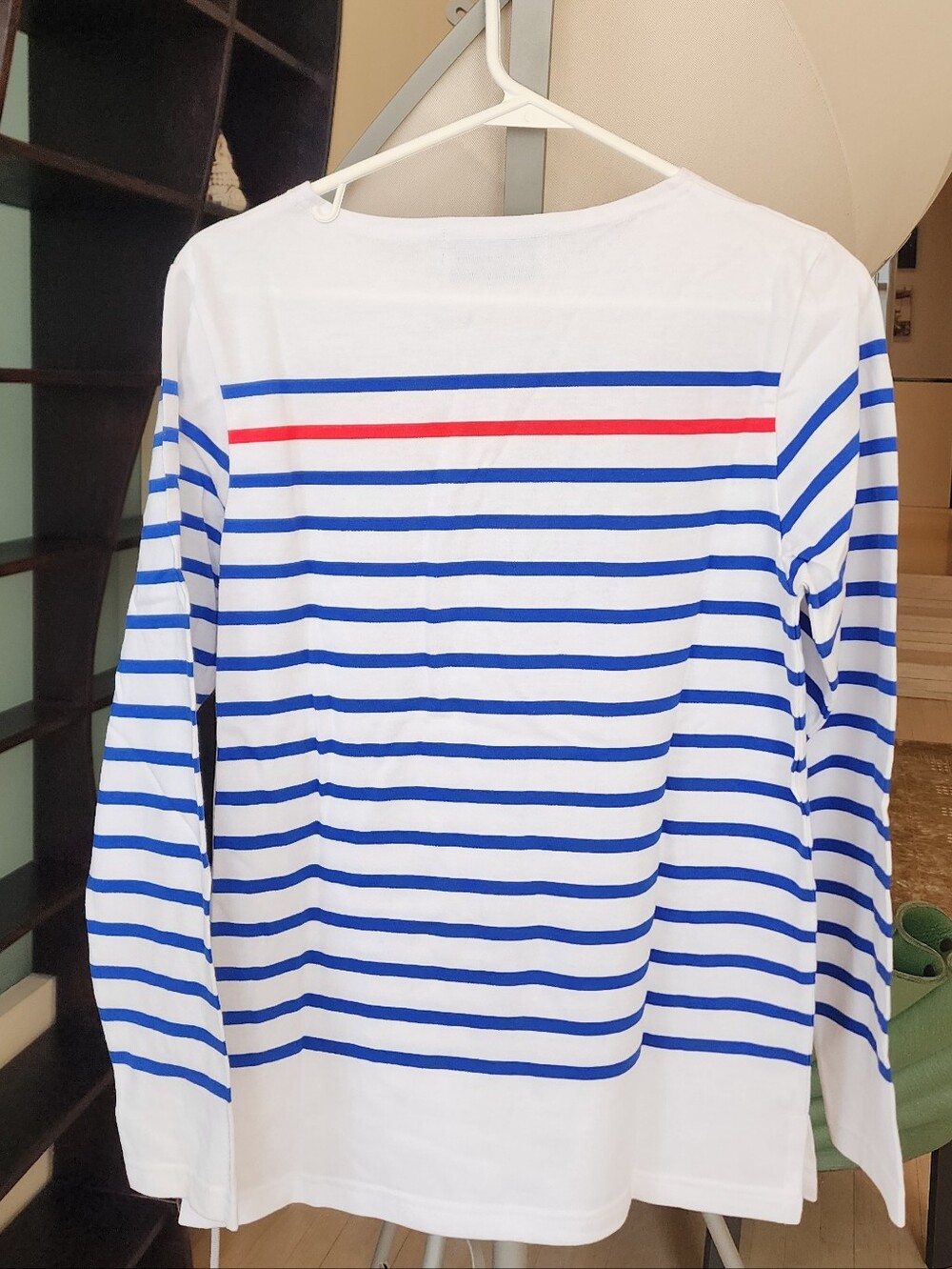 NWOT Saint James Naval Sailor Breton Shirt with Blue and Red Stripes Size S - Picture 9 of 11